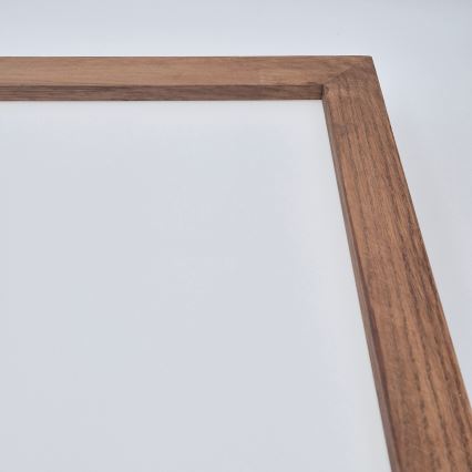 Brilagi - Plafonnier à intensité variable salle de bain WOODY FRAME LED/50W/230V chêne cerise 60x60 cm 3000-6000K IP44 + Télécommande