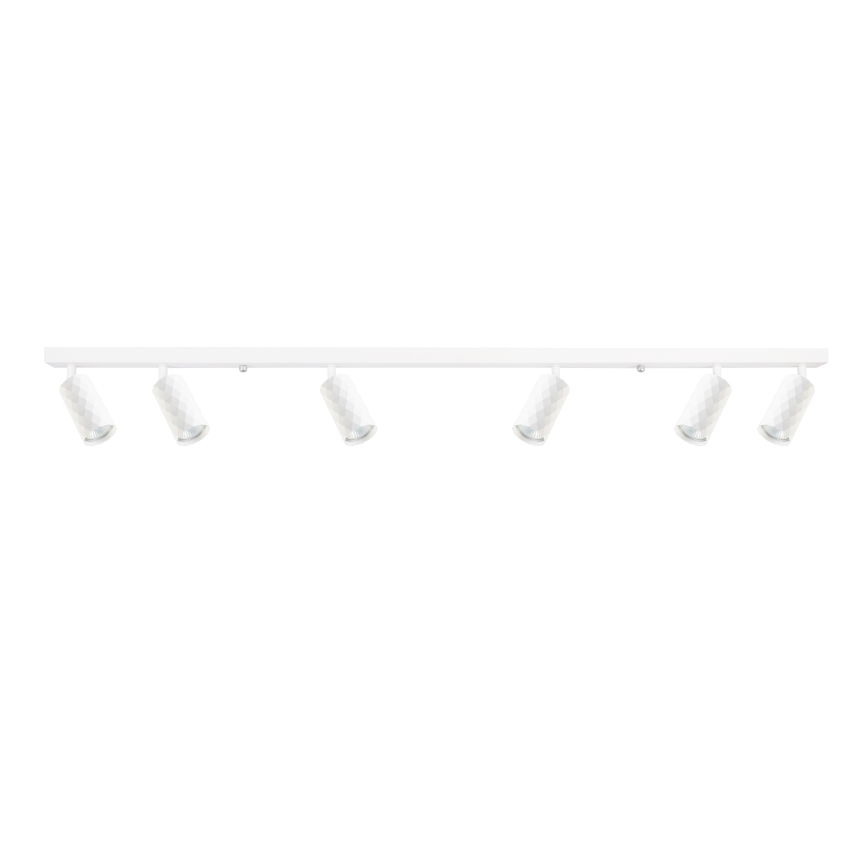 Brilagi - Luminaire à spots SELE DIAMANT 6xGU10/30W/230V blanc