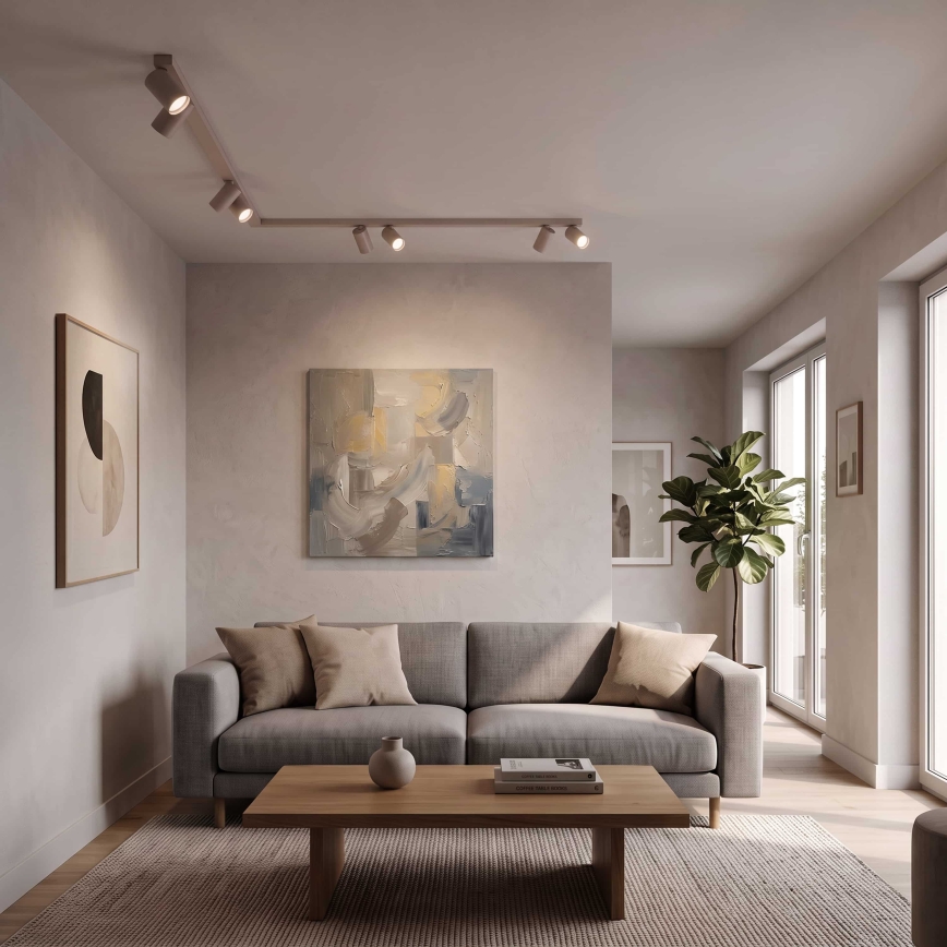 BRILAGI - Luminaire à spots SELE LONG 8xGU10/30W/230V beige