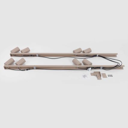 BRILAGI - Luminaire à spots SELE LONG 8xGU10/30W/230V beige