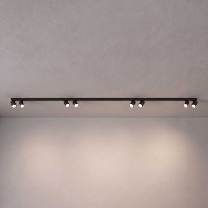 BRILAGI - Luminaire à spots SELE LONG 8xGU10/30W/230V noir