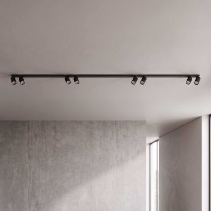 BRILAGI - Luminaire à spots SELE LONG 8xGU10/30W/230V noir
