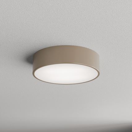Brilagi - Plafonnier extérieur avec détecteur CLARE 2xE27/48W/230V d. 30 cm IP54 beige