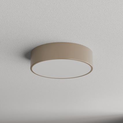 Brilagi - Plafonnier extérieur avec détecteur CLARE 2xE27/48W/230V d. 30 cm IP54 beige