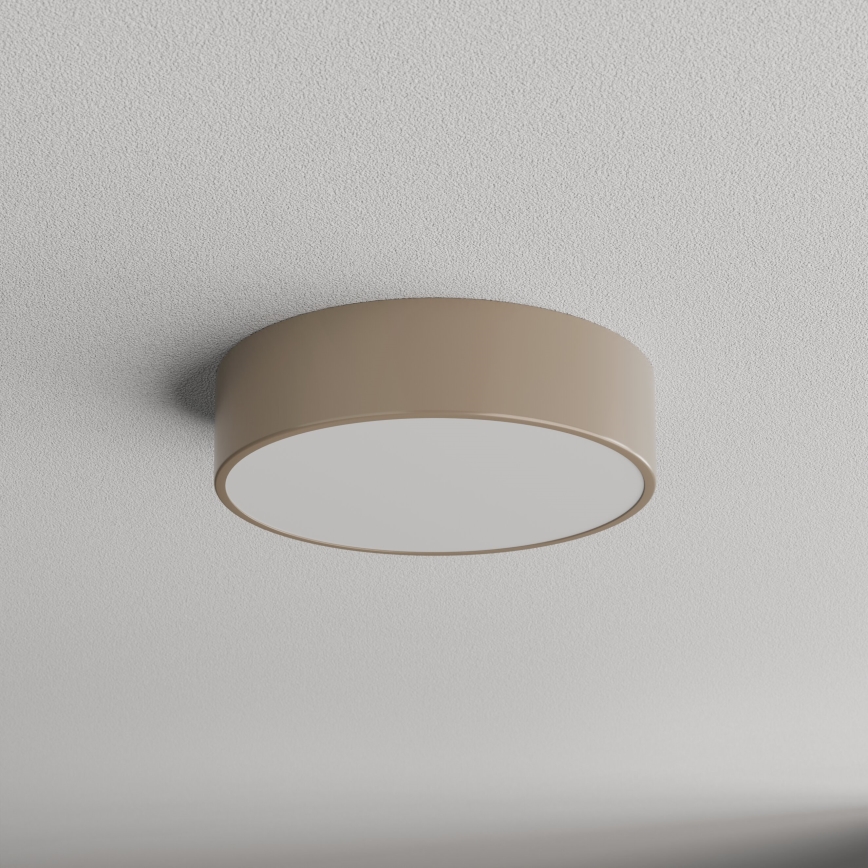 Brilagi - Plafonnier extérieur avec détecteur CLARE 2xE27/48W/230V d. 30 cm IP54 beige