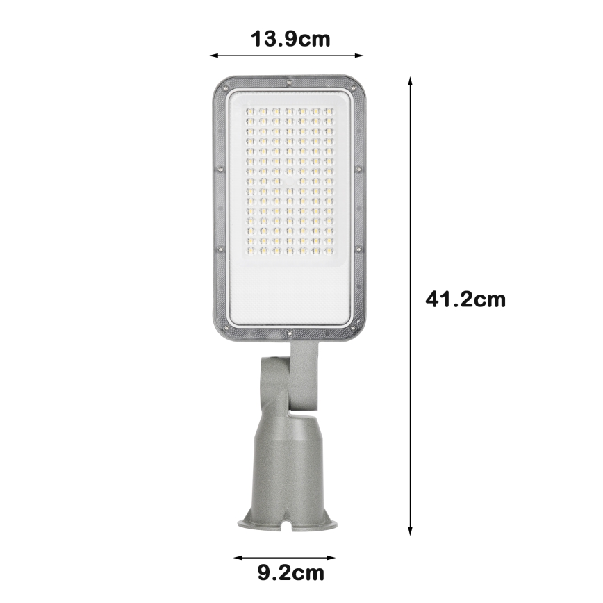 Brilagi - Lampe de rue LED extérieure articulée URBANLIGHT LED/50W/230V gris IP65