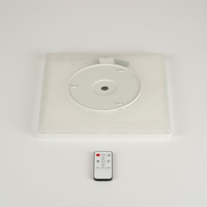 Brilagi - Plafonnier LED dimmable ULTRA SLIM LED/18W/230V 2700-6500K 30x30 cm blanc + télécommande