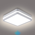 Brilagi - Luminaire d'extérieur à LED avec détecteur BENE LED/24W/230V 26x26 cm blanc IP54