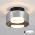 Brilagi - Luminaire encastré AURA LUX 1xGX53/30W/230V Ø 13 cm noir/fumé