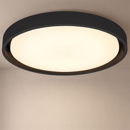 Brilagi - Plafonnier LED dimmable MATTEO LED/60W/230V 3000-6500K Ø 51,5 cm noir + télécommande