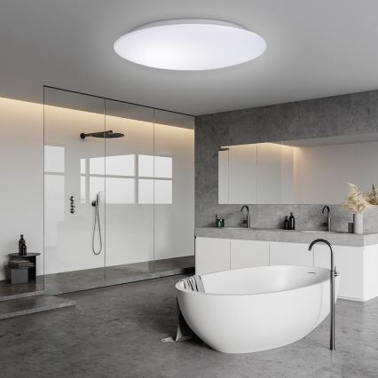 Brilagi - Plafonnier LED pour salle de bains avec détecteur de mouvement VESTAS LED/45W/230V Ø 48 cm 4000K IP54