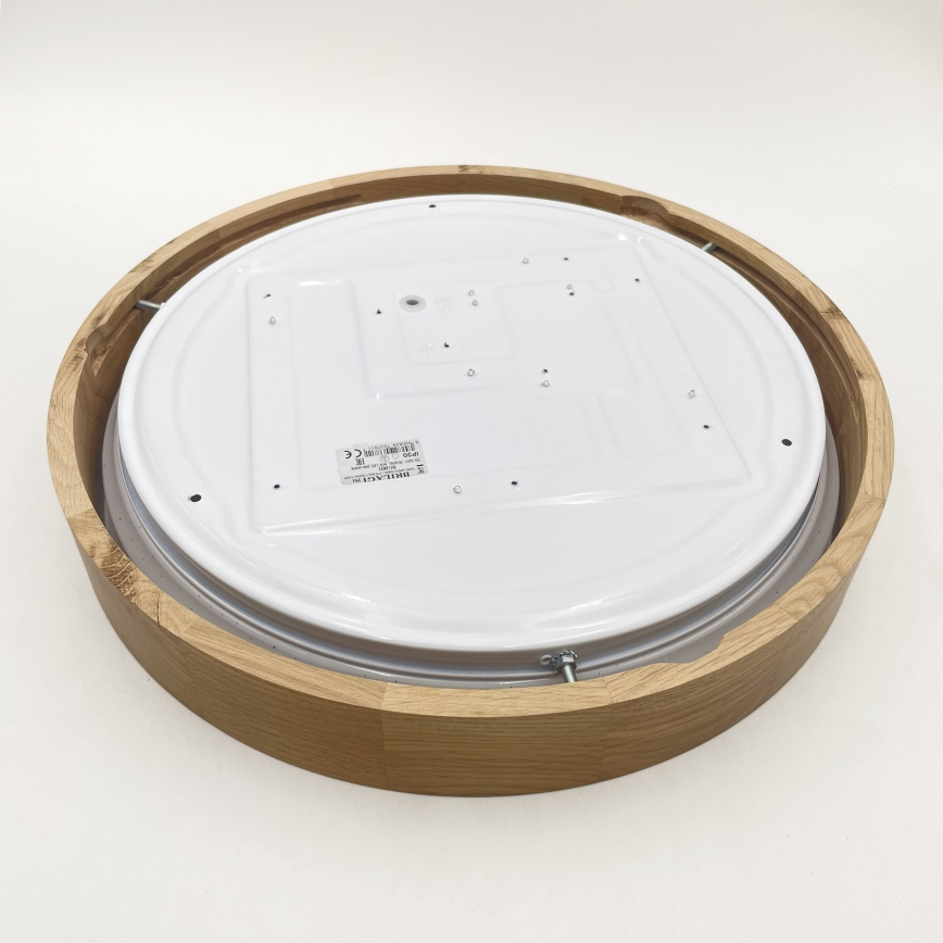 Brilagi - Plafonnier LED dimmable MANAROLA SMART STARS LED/24W/230V 3000-6000K Wi‑Fi Tuya Beacon Ø 41 cm chêne + télécommande