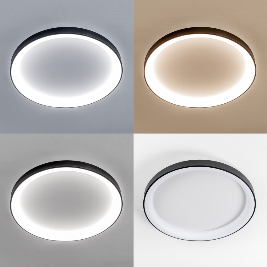 Brilagi - Plafonnier LED dimmable FALCON II LED/108W/230V 3000-6500K Ø 80 cm noir + télécommande