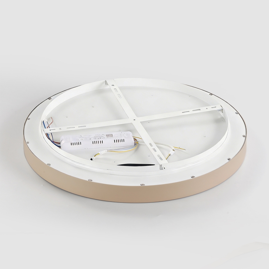 Brilagi - Plafonnier LED dimmable GLASS POOL DOUBLE LED/48W/230V 3000-6000K 40 cm beige + télécommande