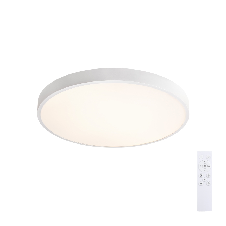 Brilagi - Plafonnier LED dimmable GLASS POOL DOUBLE LED/48W/230V 3000-6000K 40 cm blanc + télécommande