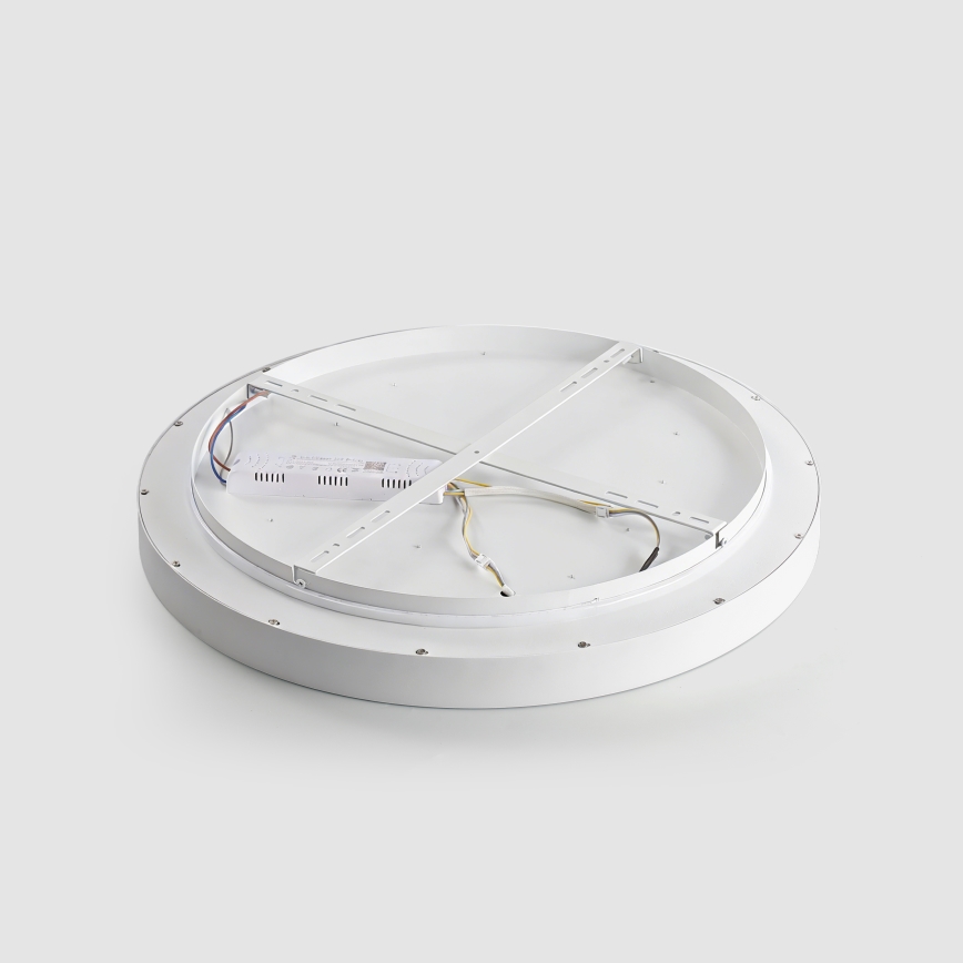 Brilagi - Plafonnier LED dimmable GLASS POOL DOUBLE LED/48W/230V 3000-6000K 40 cm blanc + télécommande