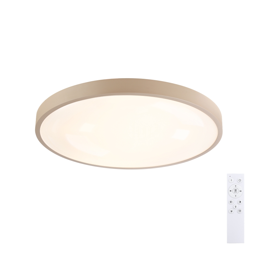 Brilagi - Plafonnier LED gradable GLASS POOL DOUBLE LED/60W/230V 3000-6000K 50 cm beige + télécommande