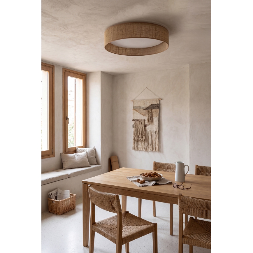 Brilagi - Plafonnier LED dimmable VELVET SMARTIX STARS LED/24W/230V 3000-6000K Ø 45 cm beige Wi-Fi Tuya Beacon + télécommande