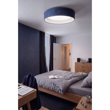 Brilagi - Plafonnier LED dimmable VELVET SMARTIX STARS LED/36W/230V 3000-6000K Ø 55 cm bleu Wi-Fi Tuya Beacon + télécommande