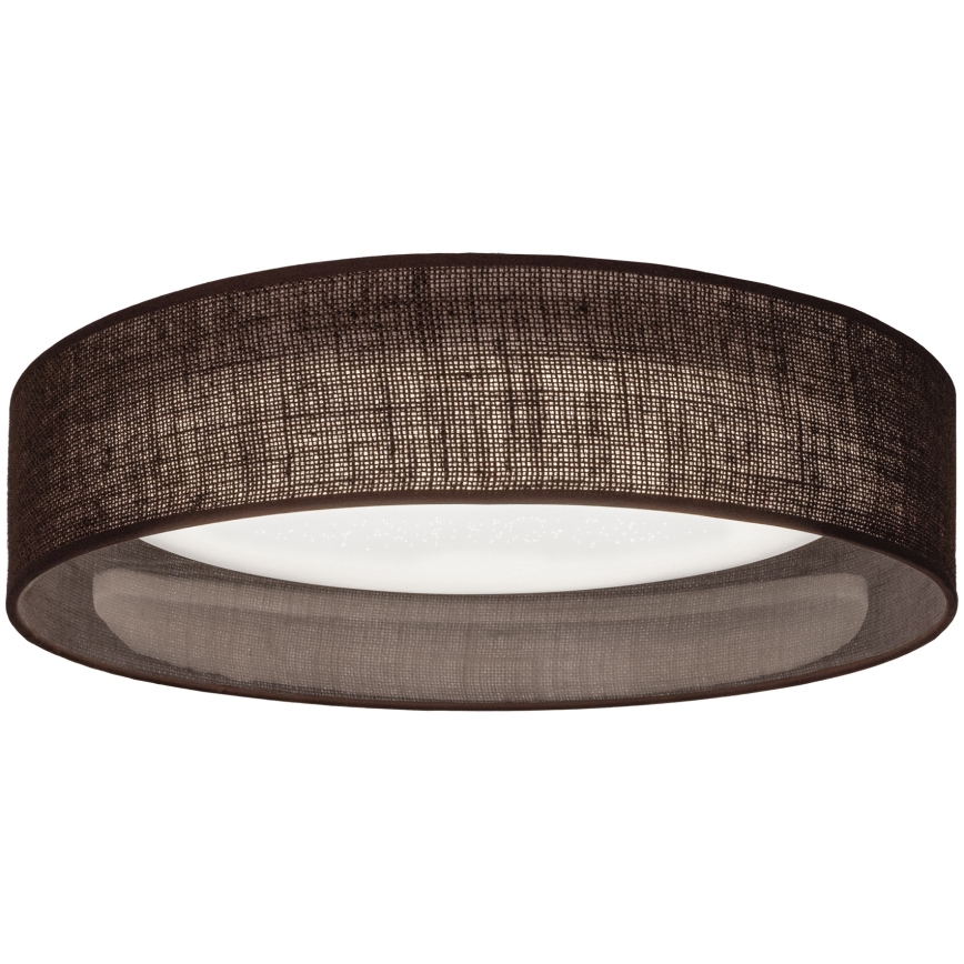 Brilagi - Plafonnier LED dimmable VELVET SMARTIX STARS LED/24W/230V 3000–6000K Ø 45 cm marron Wi‑Fi Tuya Beacon + télécommande
