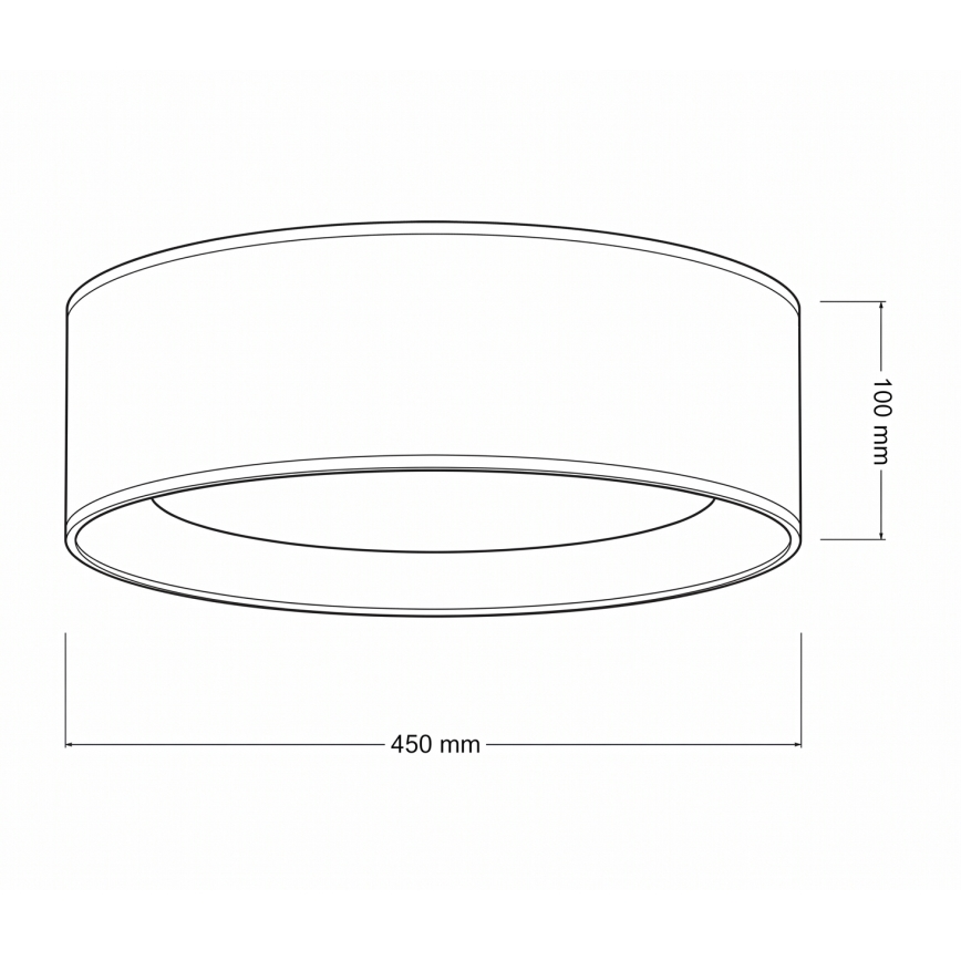 Brilagi - Plafonnier LED dimmable VELVET SMARTIX STARS LED/24W/230V 3000–6000K Ø 45 cm marron Wi‑Fi Tuya Beacon + télécommande