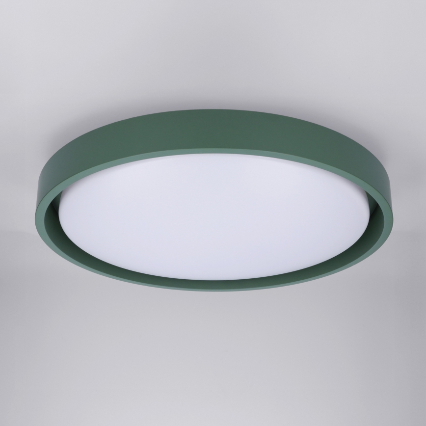 Brilagi - Plafonnier LED dimmable MATTEO LED/48W/230V 3000-6500K Ø 41 cm vert + télécommande