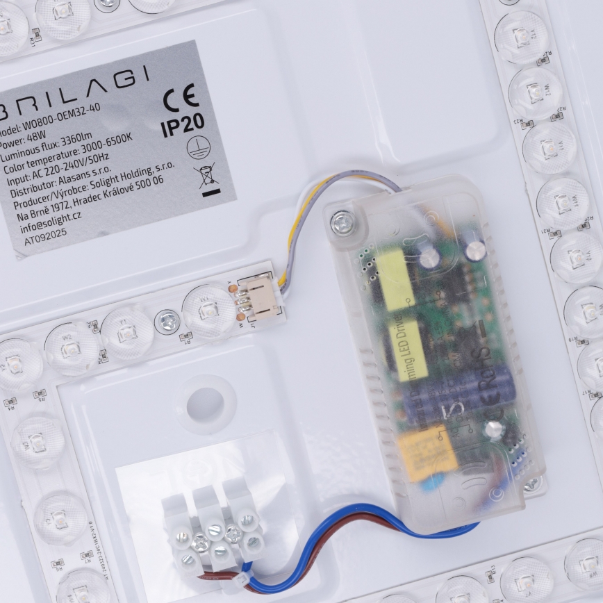 Brilagi - Plafonnier LED dimmable MATTEO LED/48W/230V 3000-6500K Ø 41 cm vert + télécommande