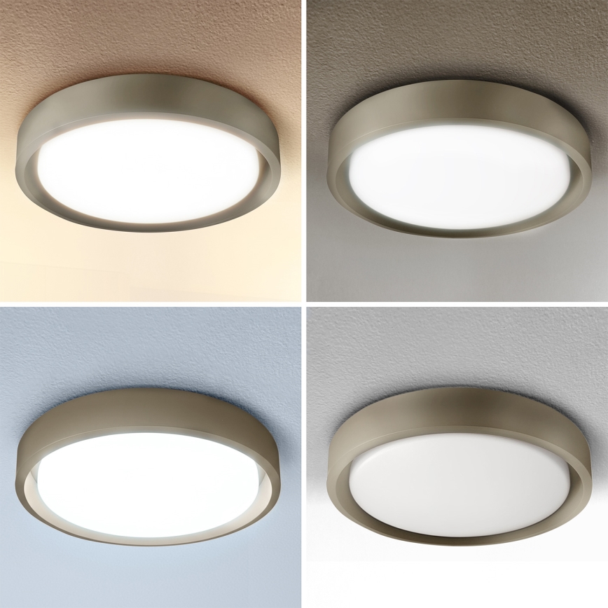 Brilagi - Plafonnier LED dimmable MATTEO LED/48W/230V 3000-6500K Ø 41 cm taupe + télécommande