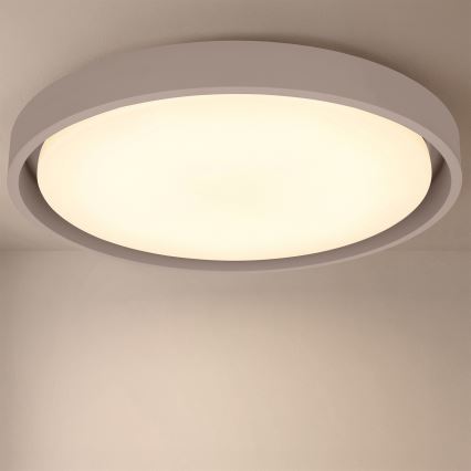 Brilagi - Plafonnier LED dimmable MATTEO LED/60W/230V 3000-6500K Ø 51,5 cm taupe + télécommande