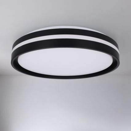 Brilagi - Plafonnier LED dimmable NAOMI LED/48W/230V 3000-6500K Ø 39 cm noir + télécommande