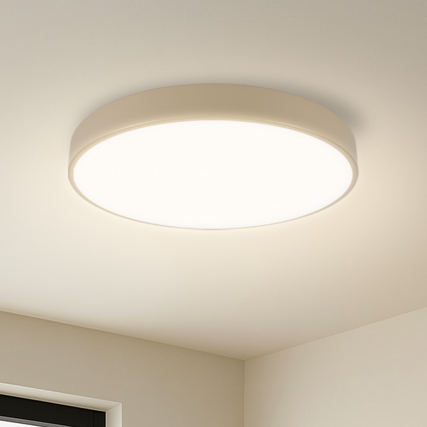 Brilagi - Plafonnier LED dimmable POOL LED/48W/230V 3000–6000K Ø 40 cm beige + télécommande