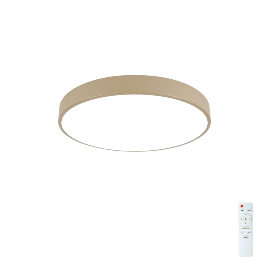 Brilagi - Plafonnier LED dimmable POOL LED/60W/230V 3000–6000K Ø 60 cm beige + télécommande
