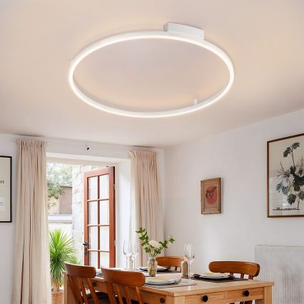 Brilagi - Plafonnier LED dimmable PORTOFINO LED/60W/230V 3000–6000K Ø 80 cm blanc + télécommande