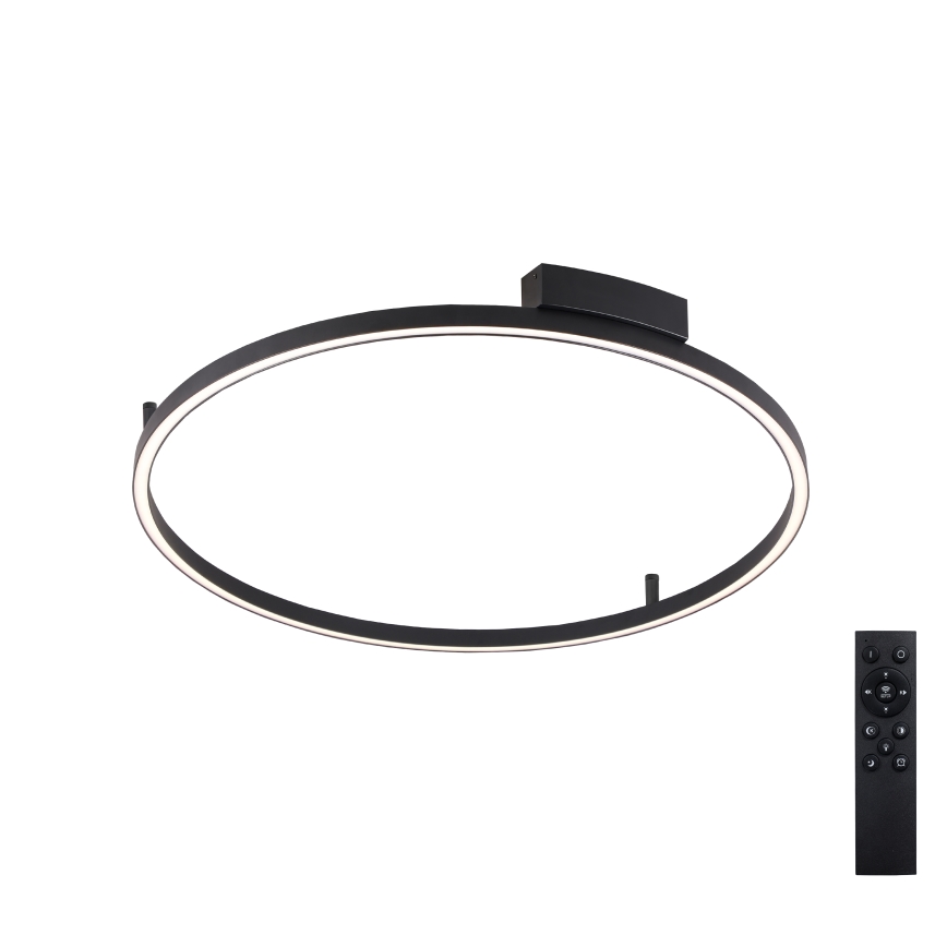 Brilagi - Plafonnier LED dimmable PORTOFINO LED/60W/230V 3000-6000K Ø 80 cm noir + télécommande