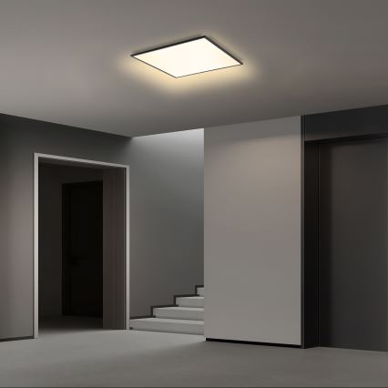 Brilagi - Plafonnier LED dimmable SLIMFRAME LED/36W/230V 45x45 cm 3000-6000K noir + télécommande