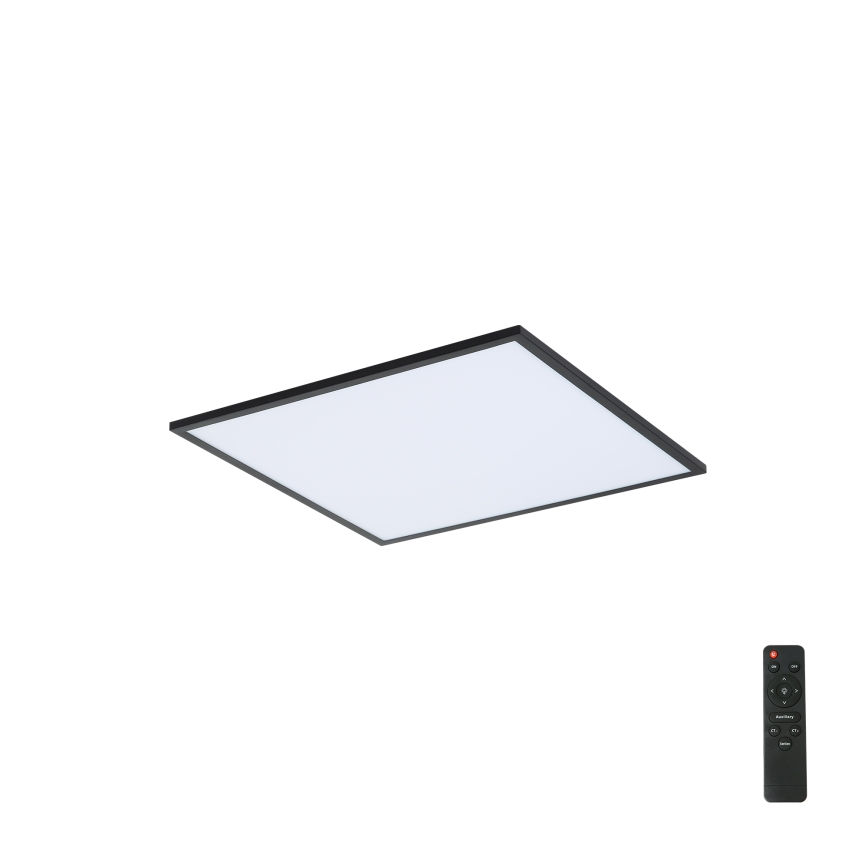 Brilagi - Plafonnier LED dimmable SLIMFRAME LED/36W/230V 45x45 cm 3000-6000K noir + télécommande