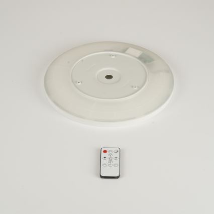 Brilagi - Plafonnier LED dimmable ULTRA SLIM LED/18W/230V 2700–6500K Ø 30 cm blanc + télécommande