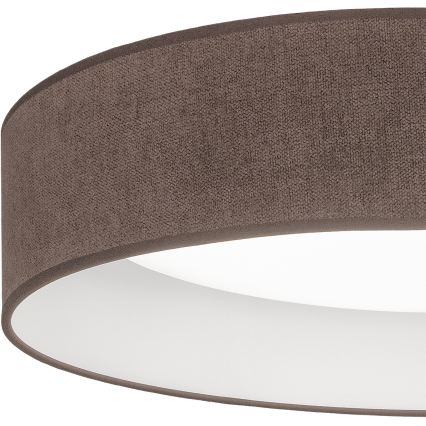 Brilagi - Plafonnier LED dimmable VELVET SMARTIX LED/24W/230V 3000-6000K Ø 45 cm brun Wi-Fi Tuya Beacon + télécommande