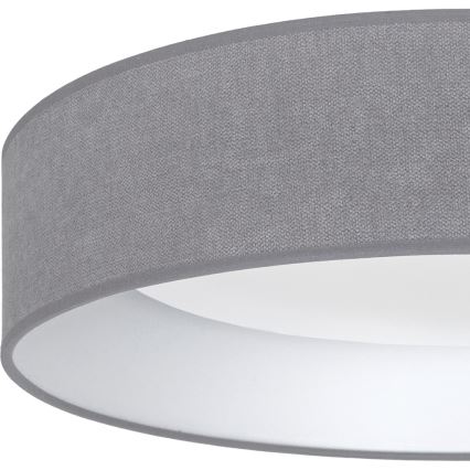 Brilagi - Plafonnier LED dimmable VELVET SMARTIX LED/24W/230V 3000-6000K Ø 45 cm gris Wi-Fi Tuya Beacon + télécommande