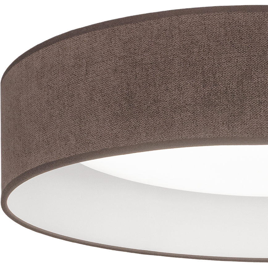 Brilagi - Plafonnier LED dimmable VELVET SMARTIX LED/36W/230V 3000-6000K Ø 55 cm marron Wi-Fi Tuya Beacon + télécommande