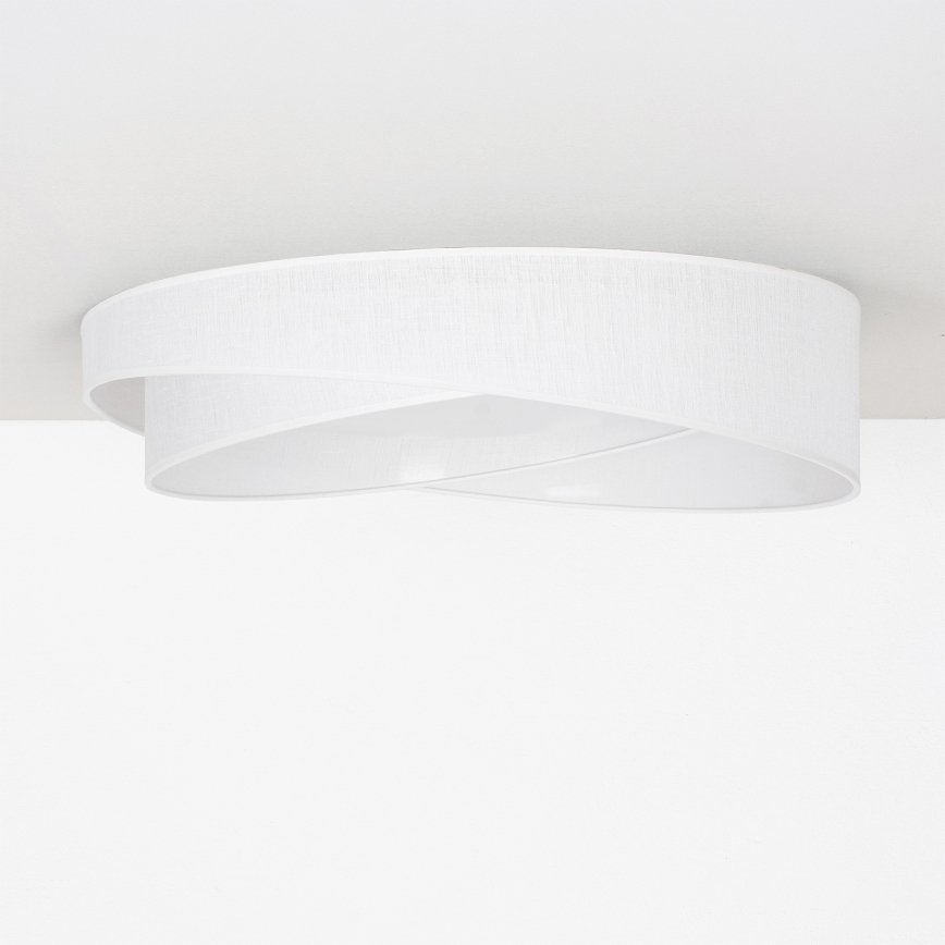BRILAGI - Plafonnier LED dimmable VELVET TWIST LED/36W/230V 3000-6000K Ø 65 cm Wi-Fi Tuya Beacon blanc + télécommande