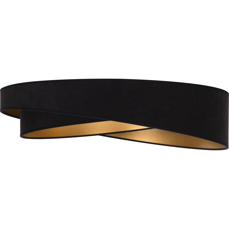 BRILAGI - Plafonnier LED dimmable VELVET TWIST LED/36W/230V 3000-6000K Ø 65 cm Wi-Fi Tuya Beacon noir/or + télécommande