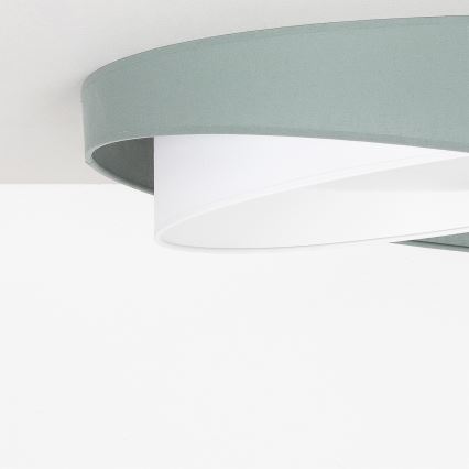 BRILAGI - Plafonnier LED dimmable VELVET TWIST LED/36W/230V 3000-6000K Ø 65 cm Wi-Fi Tuya Beacon vert/blanc + télécommande