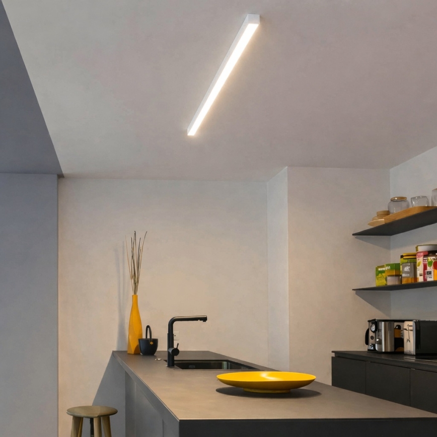 Brilagi - Plafonnier LED à montage apparent FULLDAY LED/20/30/40W/230V 2700/4000/6000K 120 cm blanc