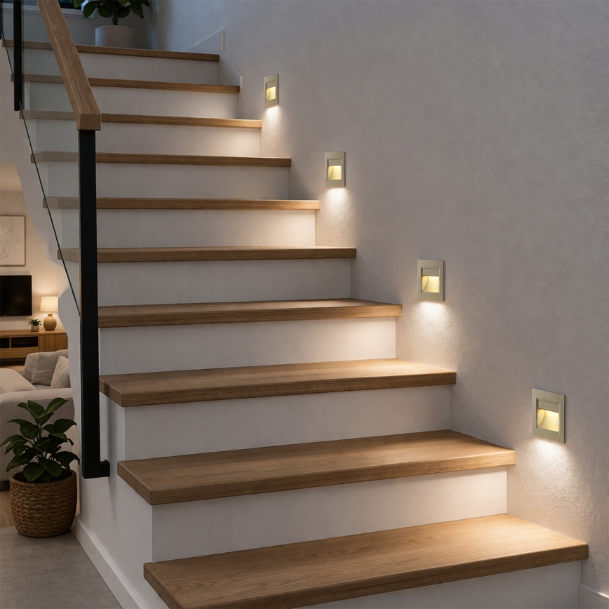 Brilagi - Luminaire LED pour escalier STEP LIGHT LED/1,5W/230V IP44 doré