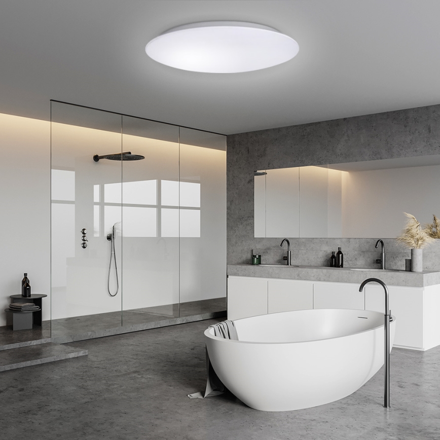 Brilagi - Plafonnier LED pour salle de bains avec capteur VESTAS LED/28W/230V Ø 38 cm 4000K IP54