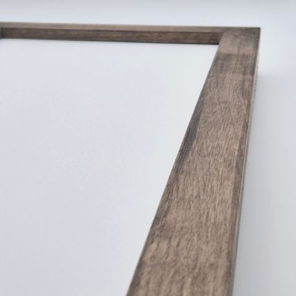 Brilagi - Plafonnier LED pour salle de bains WOODY FRAME LED/40W/230V 120x30 cm IP44, finition chêne et noyer