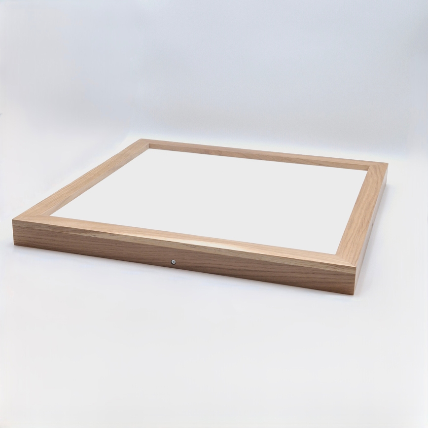Brilagi - Plafonnier LED pour salle de bains WOODY FRAME LED/50W/230V 60x60 cm IP44 chêne