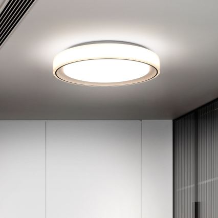 Brilagi - Plafonnier à intensité variable RGB FLOCO LED/30W/230V 3000-6500K Wi-Fi Tuya + LED/6W + télécommande