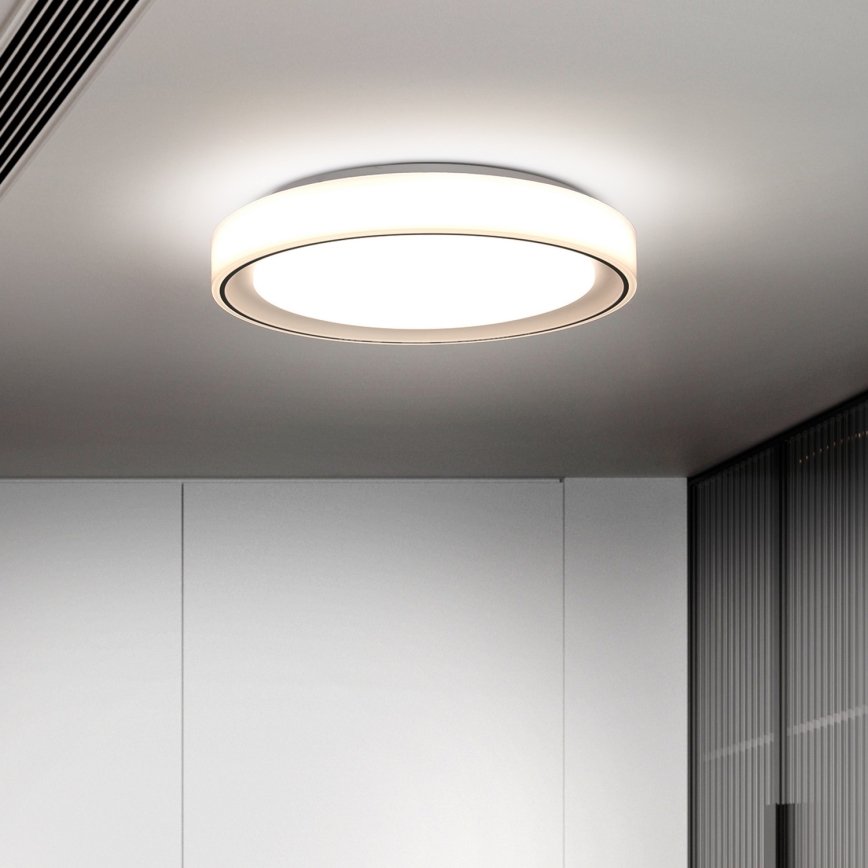 Brilagi - Plafonnier à intensité variable RGB FLOCO LED/30W/230V 3000-6500K Wi-Fi Tuya + LED/6W + télécommande